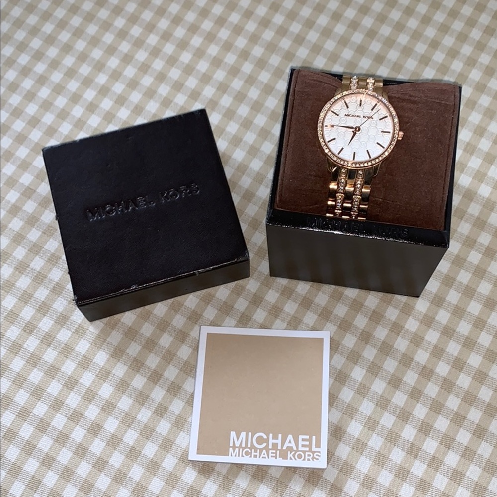 Michael Kors Women's Nini Rose Gold Watch MK3183